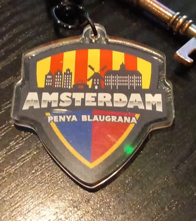 Penya Blaugrana Amsterdam keychain